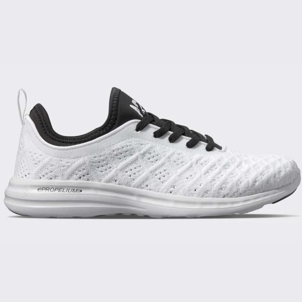 APL Women’s TechLoom Propelium White and Black Running Shoes